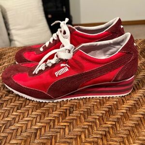 PUMA Caroline Wedge Fashion Sneaker Shoes Virtual Pink Women’s SIZE 7.5